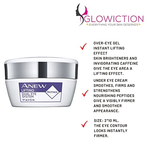 Anew Reversalist Day Cream Moisturiser For Face Spf25,Skin Care,Reversalist Night Cream,Lifting Dual Eye Cream,C Vitamin Serum,Protinol Power Serum,Facial Skin Care Sponge,Full Facial Careset(Day,Night,Eye,Cvit,Power) #TOP3