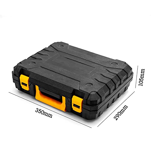 jucyuanhang Akku-Bohrschrauber-Set, 21V-Schlagbohrschrauber-Set mit Vorwärts- und Rückwärtsschalter, inklusive Lithium-Akku, Ladegerät und Aufbewahrungsbox – Bild 6