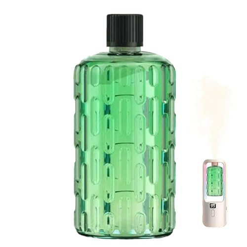 Dispensador Automático De Ambientador, Difusor De Niebla Fría con Aroma Aromático De 50 Ml, Difusor Automático De Aromaterapia con Luz LED De 7 Colores Y Control Remoto, Humidificador De Niebla Fría,