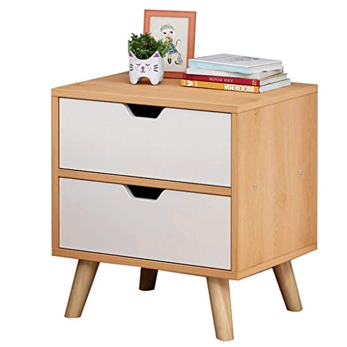 ZYCSKTL Mesillas Vintage Mesitas De Noche Modernas, Simple Mesita De Noche, Dormitorio Moderno Gabinete De Almacenamiento, Multifuncional Blanca Pequeño Armario, Estante De Cabecera