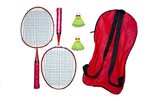 Badminton Racket with Plastic Shuttles, Multicolour-image-34