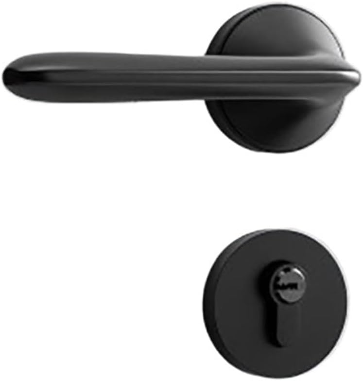 Style Bedroom Door Lock Indoor Modern Room Door Lock Simple Split Door Lock Silent Set Home(Bronze)