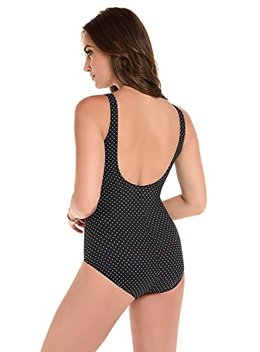 Miraclesuit Women's Swimwear DD-Cup Pin Point Oceanus Tummy Control Underwire Bra One Piece Swimsuit3