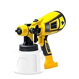 TOPALL Farbsprühsystem Wandfarbe,850W 32000PRM 1400ML HVLP...