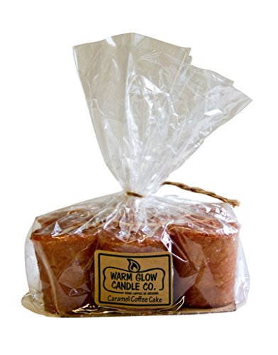 Warm Glow Candle Company Caramel Coffee Cake 6 Pack Votive Candles