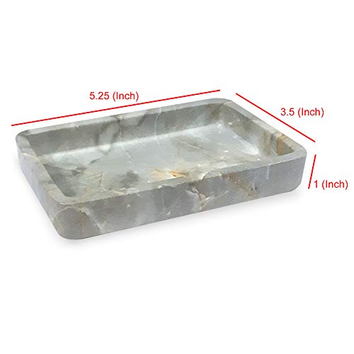 Nusteel Resin Stone Hedge Bath Accessory Set For Vanity Countertops, 4 Piece Luxury Ensemble Includes Dish, Toothbrush Holder, Tumbler, Soap And Lotion Pump, Marble Finish #TOP2