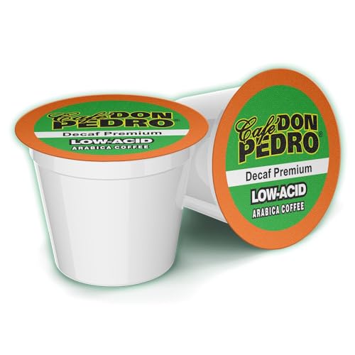 Cafe Don Pedro Decaf Premium Low Acid Coffee Pods