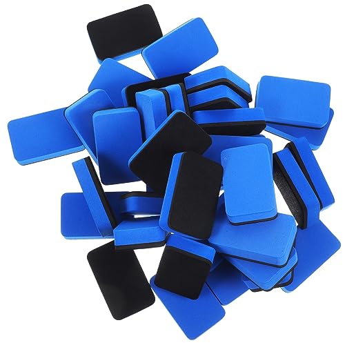 FUNOMOCYA 36 Piezas Secos para Pizarra Blanca de Borrador de Fieltro y Portátil para Oficina y Aula Accesorios Prácticos de Limpieza para Tablero Magnético