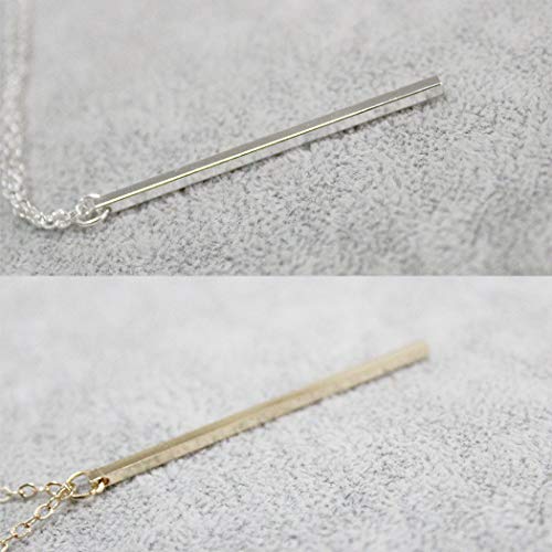 Artmiss Bar Pendant Necklace Gold Long Y-Necklace Delicate Lariat Chain Jewelry for Women3
