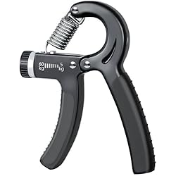 Fortalecedor de Agarre, 5-60KG Ajustables Agarre Manual Ejercicio, Herramientas para Gimnasio en casa Antiestrés y Fortalecedor de Dedos y Muñeca