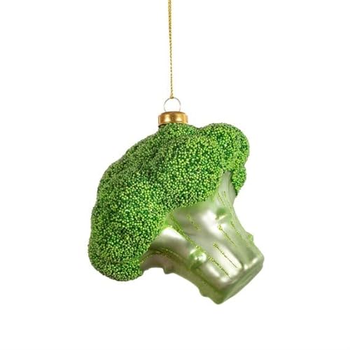 Sass & Belle Glitter Broccoli Christmas Tree Decoration Food Inspired Ornament