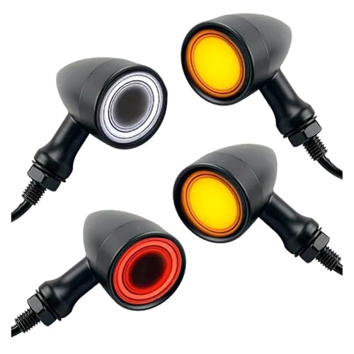 Luz trasera moto evita fallos de visibilidad con intermitentes bullet para Honda 7