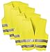 Produktbild SECOTEC EN ISO 20471 Warnwesten Klasse 2 gelb Gr. XL 100% Polyester; Inhalt: 4 Stück