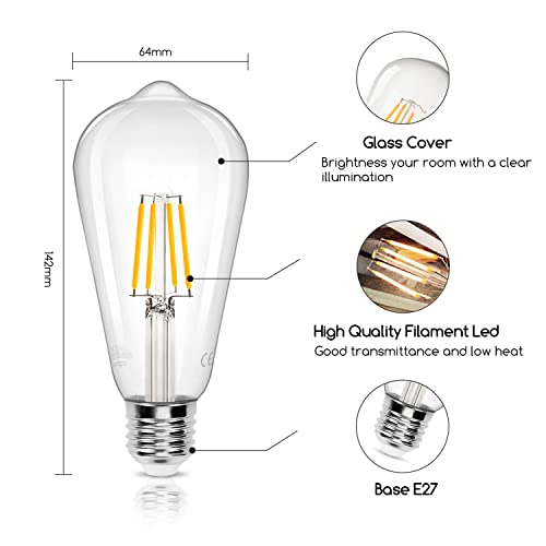 Aigostar Lampadina Led E27 da 4W (Equivalente a