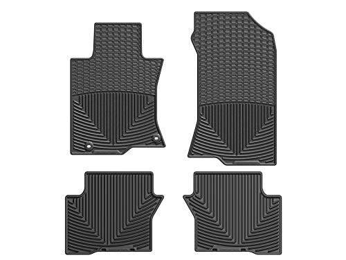 WeatherTech All-Weather Floor Mats for Honda Crosstour - 1st & 2nd Row (Black)