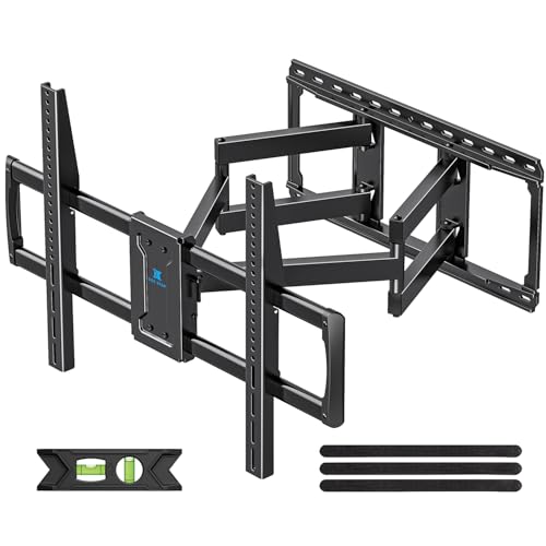 USX STAR 85 86 98 100 inch Heavy Duty TV Wall Mount for 37-105 inch Large TVs Pre-Assembled TV Mount with Tool-Free Tilt Up to 170lbs VESA 800 x 600mm 24 Wood Studs