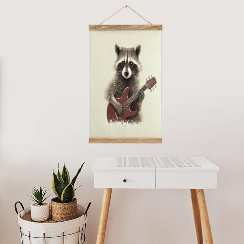 Póster personalizado de mapache FekiLoot para decorar paredes vacías 7