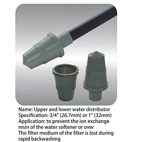 Distribuidor plástico para ablandador de agua 3/4" miniatura 7