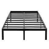 Tooyyer Metal Full Size Bed Frame 14 Inch High 3000 lbs Heavy Duty Metal Platform Steel Slat No Box