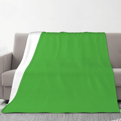 Couverture légère lit canapé vert citron pour nuits fraîches flanelle - 2