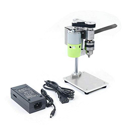 100-240V 100W Mini Drill Press Table Workbench,Variable Speed Drilling Chuck Mini Table Drill Precision Tapping Machine Milling Machine,795 Model Pure Copper Core Motor,Adjustable Speed 1000-4500 Rpm
