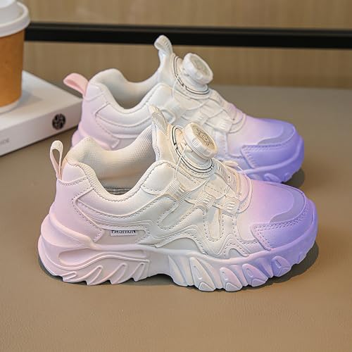Girls Sneakers Kids Walking Running Shoes Non-Slip Daily Sports Shoes for Little Big Kid3