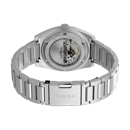 Image of TIMEX Capstone Black Round Dial Mechanical Automatic Men's Watch - TW2Y39600UJ