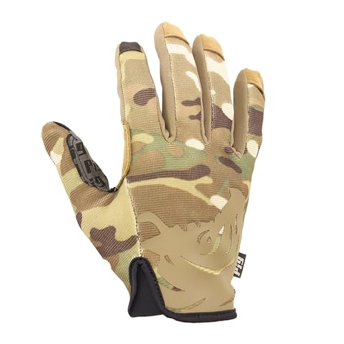 PIG FDT Delta Utility Gloves Touchscreen Compatible High Dexterity for Shooting Sports 1 Pair Multicam Large
