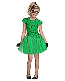DC Super Villain Collection Riddler Girl's Costume with Tutu Dress, Toddler 1-2