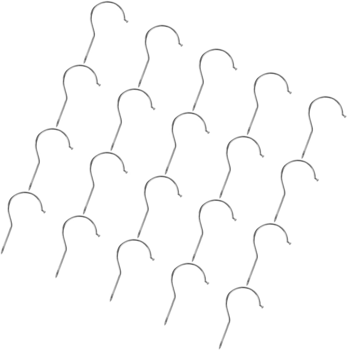 Hanger Hook Replacement 20pcs Iron Universal Compatibility Silver