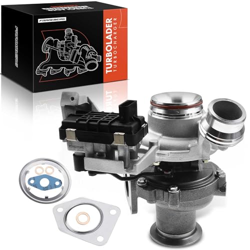Frankberg Turbocompresseur Compatible avec Série 1 E81 E82 E87 E88 116d 118d 2006-2013 Série 3 E90 316d 318d 2007-2011 Série 3 Break E91 316d 318d 2007-2012...
