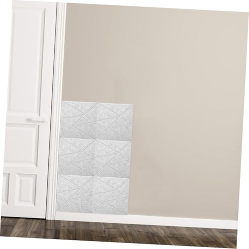 Yardwe 6pcs paneles acústicos para reducción de ruido con adhesivo, paneles de insonorización para oficina, hogar y estudio miniatura 5