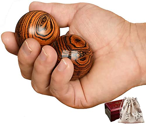 Palle Antistress per Adulti, Palle Baoding Palle Antistress per Adulti Palle per Esercizi Cinesi 2 Pezzi Palla per Terapia per Esercizi manuali Palle per Massaggi per ese