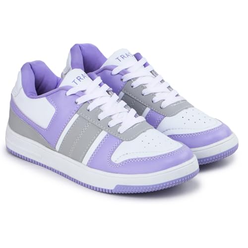Image of TRASE Casual Sneaker Shoes for Women | Soft Cushioned Insole | Sneakers for Woman | Lightweight | Comfortable | Stylish, Trendy Girls and Women Sneakers with Laces