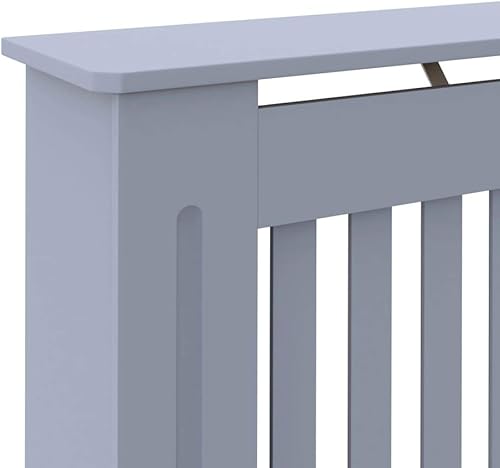 Miniatura 7 de Cubierta de radiador antracita, estante de calefacción, gabinete de cubierta de calefacción de MDF, soporte lateral de calefacción para el hogar y