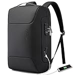 BANGE Anti Theft Business Backpack Fits 15.6 Inch Laptop,Smart Work Backpack with USB Charging Port for Office Work Airplane Business Travel