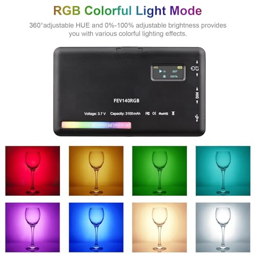 Panneau LED de photographie RVB W140 de haute précision CRI95+ variable - 2