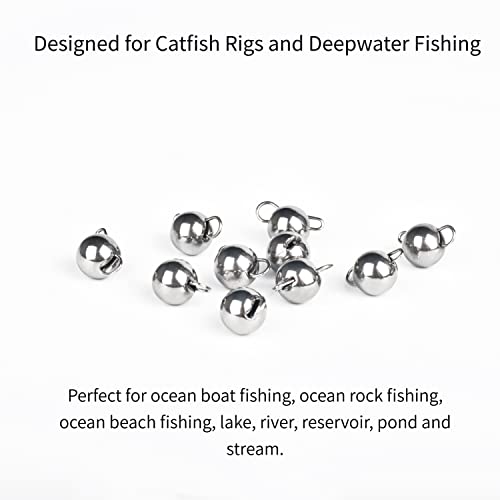 MUUNN 10Pcs Tungsten Cheburashka Weights Fishing Sinkers, 1~30g Tungsten Cannonball Jig Head Fishing Weights Tungsten Cheb Rig Weights, Plain(7.0g) - Image 6