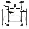 Vangoa Schlagzeug Elektronisch, E Drums für Anfänger mit 7 Zoll Mesh Head, Sticks, Audiokabel Inklusive, Eingebaute 180 Töne, 10 Demo-Songs