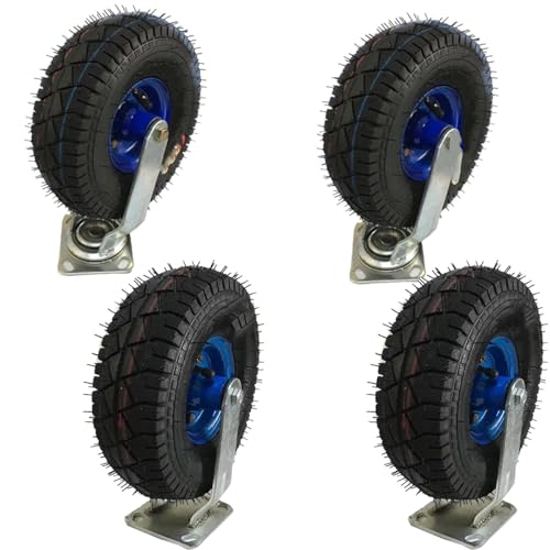 Roue de frein pneumatique robuste 10 pouces anti-vibration