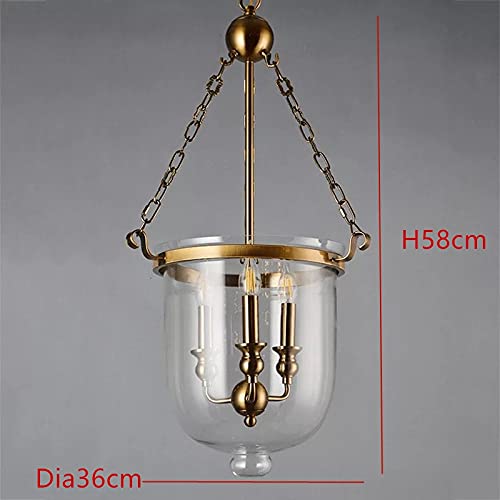 Lustre Loft classique LED avec chaîne de fer dorée pour un design d'exception - 2