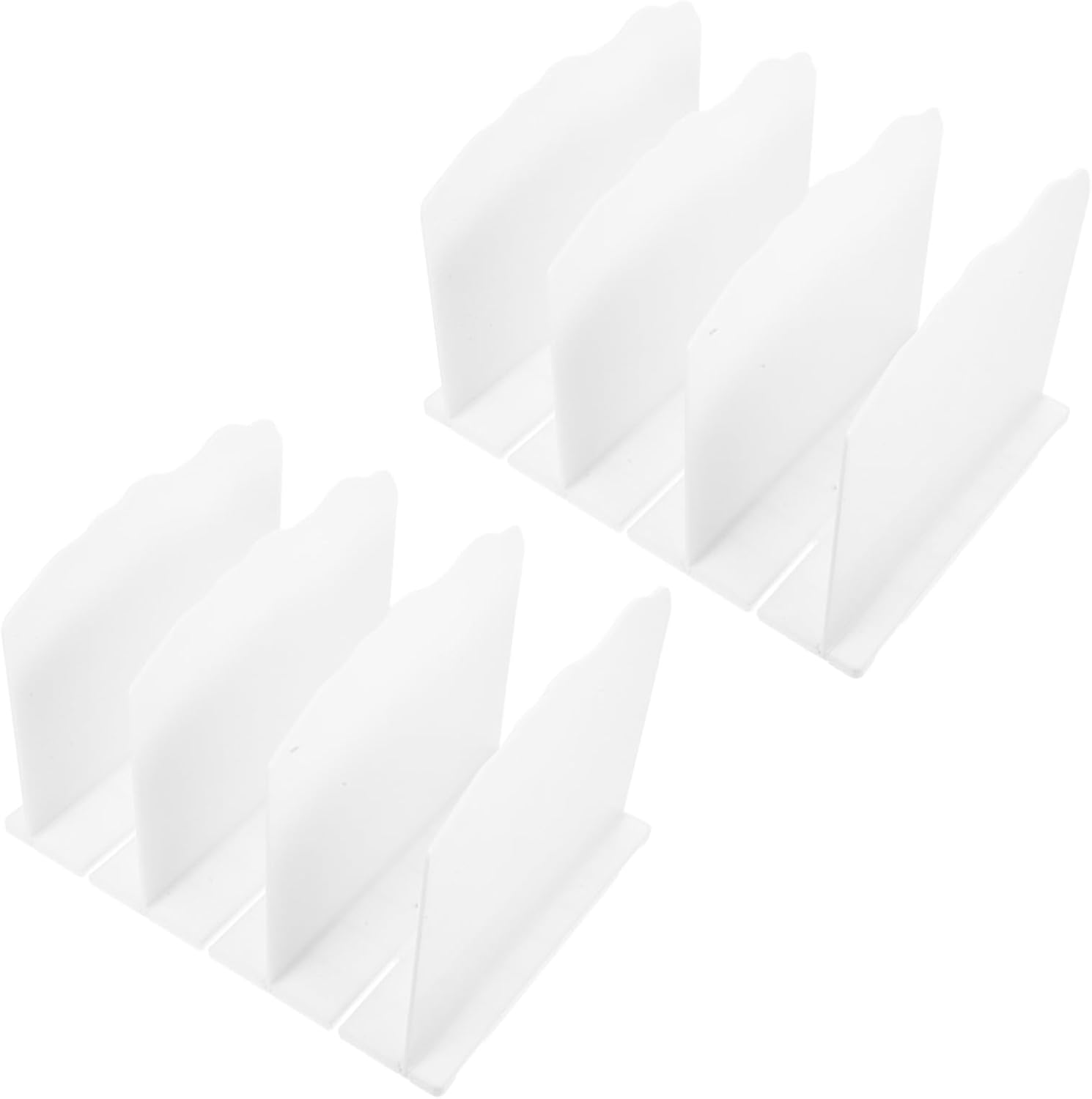 Zerodeko 2pcs Purse Storage Rack Multi-Purpose Wardrobe Rack Easy Assembly Sturdy Construction Efficient Space Utilization for Handbags Books