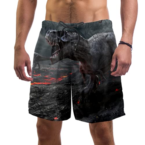 Short de bain homme Tyrannosaurus anti irritations doublure maille