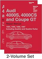 Audi 4000s, 4000cs and Coupe GT (B2 Repair Manual: 1984, 1985, 1986, 1987: Including Quattro and Quattro Turbo 0837617561 Book Cover