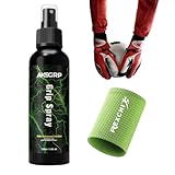 Pluvyze Grip Spray Torwarthandschuhe Grip Spray Get The Grip Spra-y Gripmode Spra-y Griffspray Torwarthandschuhe Anti Rutsch SPR-ay Sofortige Sie die Griffigkeit von Handschuhen mit Armband,120ml