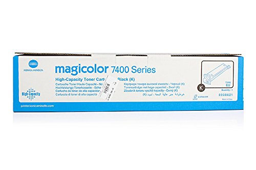 Cartouche de toner noir Konica Minolta Magicolor 7450 8938-621 grande capacité 15000 pages