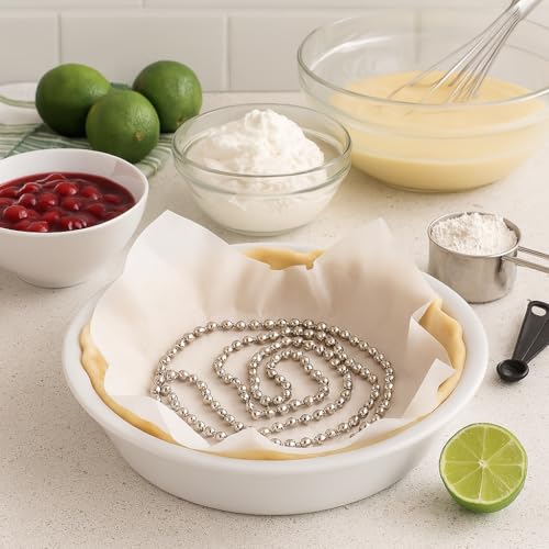 image for Mrs. Anderson's Baking Pie Weights | Stainless Steel Stoneware Beads f