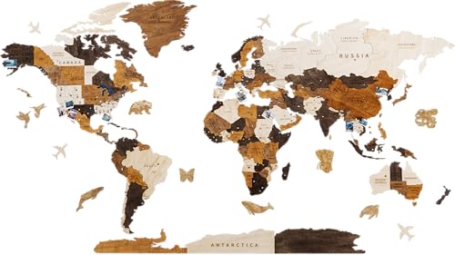 HYPERI Multilayered 3D Wooden Map
