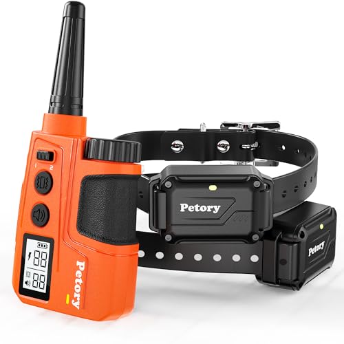 Petory Dog Training Collar with Remote Waterproof, Orange by Petory - Used condition - US$75.73
