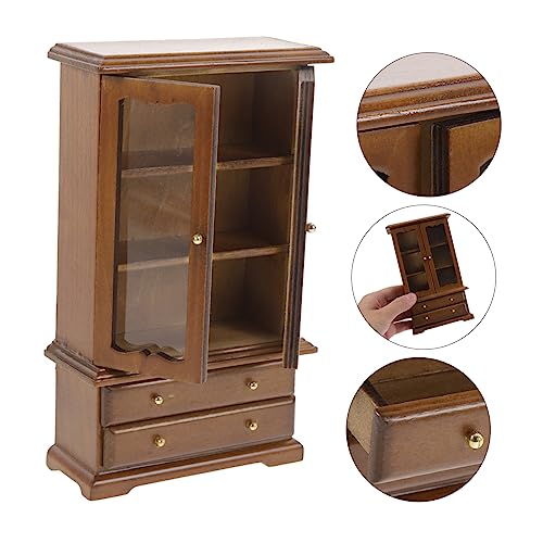 Generic mini estante para mini livros Miniatura estante livros Miniatura móveis para casa bonecas pr